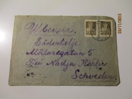 1927 RUSSIA USSR  LENINGRAD ST. PETERSBURG TO SWEDEN , OLD COVER , 0 - Storia Postale