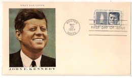 JOHN F. KENNEDY, BOSTON MASS. 1964. - Souvenirkarten