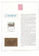 Carte Max Gold - Feuillet Or - 1693 - Chimay - 1971-1980