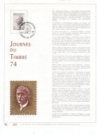 Carte Max Gold - Feuillet Or - 1713 - Journée Du Timbre - 1971-1980