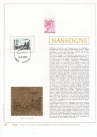 Carte Max Gold - Feuillet Or - 1736 - Nassogne - 1971-1980