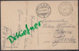 SCHWEIZ Feldpost Militärpostst: Bataillon No. 2, PostSt: Morges 10.IX.1908, AK: Soldaten U. Junge Frauen: Stillgestanden - Other & Unclassified
