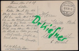 SCHWEIZ Feldpost Militärpostst: Thun Kaserne Eidg. Militärschulen 6.VIII.1929, AK: Thun Kaserne Tor - Other & Unclassified