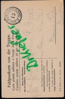 Schweizer Militär, Feldpost: Stempel: Bataillon 13 Auf Karte - Other & Unclassified