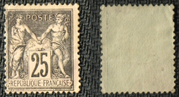 N° 97 - 25c Noir/rose SAGE Neuf NSG TB Cote 40€ - 1876-1898 Sage (Type II)