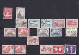 Groenland - Lot De 18 Timbres - Différentes Séries - Neuf Et Oblitéré - Collezioni & Lotti