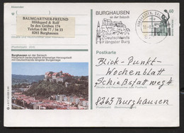 BUND P139 U2/17 Bild-Postkarte BURGHAUSEN Gebraucht Burghausen 1991 - Illustrated Postcards - Used