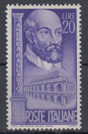 Italia - 1949 - Andrea Palladio ** Varietà "punto Bianco Dopo La I" Pos. 26 - Varietà E Curiosità