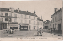 SOISY-SOUS-MONTMORENCY - ( Val D' Oise ) - Rue Montmorency - La Place Et Les Commerces - BELLE CARTE !!!! - Soisy-sous-Montmorency