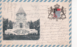 Delcampe - AK Gedächtniskapelle Für König Ludwig II. Am Starnberger See - Wappen Im Prägedruck - Feldpost - 1915 (25841) - Starnberg