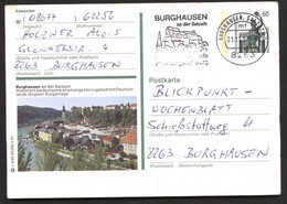 BUND P139 V4/63 Bild-Postkarte BURGHAUSEN Gebraucht Burghausen 1991 - Geïllustreerde Postkaarten - Gebruikt