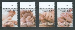 Tonga 2013 Royal Baby Set 4 MNH - Tonga (1970-...)