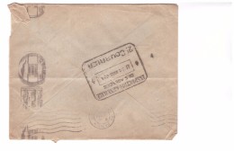 Lettre1934 Egypte Caire Cachet Au Verso Inspection Générale Des Agences à Destination France CNEP 2 Timbres - Briefe U. Dokumente