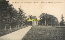 44 Orvault, Chateau Du Raffunault Pris De L'Avenue, Carte Pas Très Courante - Orvault