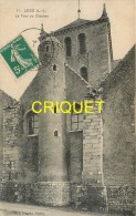 44 Legé, La Tour Du Clocher, Carte Pas Courante Affranchie 1912 - Legé