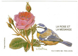 CPM   87    PANAZOL      PANA LOISIRS 1995    LA ROSE ET LA MESANGE   DESSIN VILLAUTREIX - Panazol