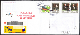 TURKEY 2013 - MAILED ENVELOPE - BIRDS: COMMON REDSTART / POLITICS: MUSTAFA KEMAL ATATURK - Covers & Documents