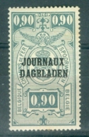 BELGIE - OBP Nr JO 25A - MH* - Cote 32,00 € - (ref. AD-7997) - Dagbladzegels [JO]