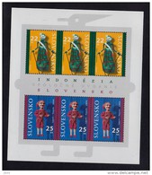 Bloc De 3X2 Timbres 2006 Theatre Marionnettes Indonésie Neuf. YT 470/471 ; Sheet Puppen 2006 Mint Mi 542/543 - Blocks & Sheetlets