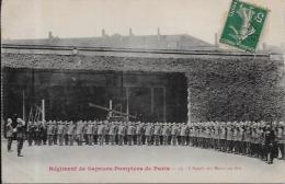 CPA Pompiers De Paris Métier Fire Fireman Circulé éditeur Rooryck - Straßenhandel Und Kleingewerbe