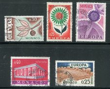 MONACO- Lot De De Timbres Europa- Oblitérés - Collezioni