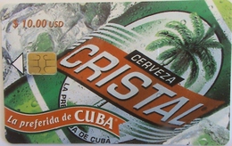 CUBA - Cristal Beer (3rd Edition), Tirage 50.000, 01/02, Used - Kuba