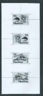 Tonga Niuafo´ou 1988 Stamp Anniversary Black & White Composite Proof Of The 4 Values - Tonga (1970-...)