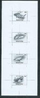 Tonga Niuafo´ou 1987 Sharks Composite Black And White Proof Of The 4 Values - Tonga (1970-...)