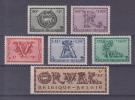 Belgique N° 625 - 630 *** Cinquième Orval - "Lettrines" - 1943 - Unused Stamps