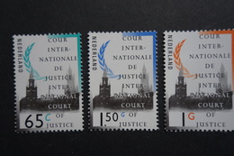 Nederland NVPH 1989 Cour Internationale De Justice  D50  D54 D55 - Dienstmarken