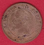 France 2 Centimes Napoléon III 1862 A - 2 Centimes