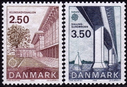 DANEMARK Idée Européenne. Europa 1983, Yvert N°784/85**. MNH - Idées Européennes