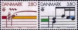 DANEMARK Idée Européenne. Europa 1985, Yvert N°839/40**. MNH - Europese Gedachte