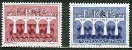 FEROE Idée Européenne. Europa 1984, Yvert N°91/92**. MNH - Europäischer Gedanke