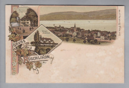 AK CH ZH Rüschlikon Litho C.Künzli #416 - Rüschlikon