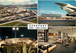 -ref-T461 - Alpes Maritimes - Nice - Aeroport - Souvenir De.. - Multi Vues - Aeroports - Aviation - Transports - - Transport (air) - Airport