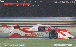 Télécarte Japon / 290-28324 - VOITURE DE COURSE F1 - TOYOTA / DENSO TS010  - RACING CAR Japan Phonecard - 2982 - Voitures