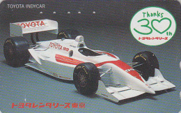 Télécarte Japon / 110-011 - VOITURE DE COURSE F1 - TOYOTA  - RACING CAR Japan Phonecard - AUTO Formule 1 - 2985 - Voitures