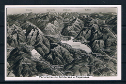 (2217) AK Panorama Von Schliersee Und Tegernsee - Schliersee