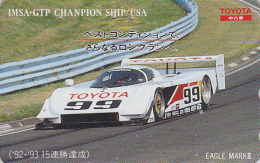 Télécarte Japon / 110-011 - VOITURE DE COURSE F1 - TOYOTA / USA CHAMPIONSHIP - RACING CAR Japan Phonecard - 2986 - Voitures