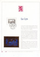 Carte Max Gold - Feuillet Or - 1834 - La Lys - 1971-1980