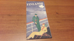 Old Tourist Brochure - Finlande, Finnland - Sonstige & Ohne Zuordnung