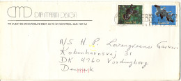 Canada Cover Sent To Denmark 1988 Topic Stamps BIRDS - Briefe U. Dokumente