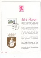 Carte Max Gold - Feuillet Or - 1873 - Saint Nicolas - 1971-1980