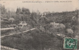 76 - CANTELEU  - L´Eglise Et Le Château, Vue Prise De La Côte - Canteleu