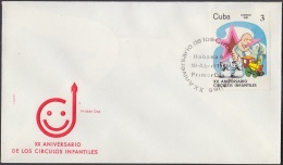 1981-FDC-42  CUBA. FDC. 1981. XX ANIV DE LOS CIRCULOS INFANTILES. DAY CARE KINDERGARTEN. CHILDREN. - FDC
