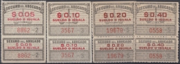 REP-153 CUBA REPUBLICA 1950. REVENUE. SEGURO DE ABOGADOS. LAWYER INSURANCE. 5c-40c ORIGINAL GUM. - Portomarken