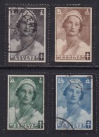 BELGIUM, 1935, Used Stamp(s), TBC,  MI 408=414,  #10312, 4 Values Only - 1934-1935 Leopold III.