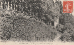 PLOMBIERES  LES BAINS   VOSGES   88 -  CPA LA VIERGE ET LA CHAPELLE SAINT JOSEPH - Plombieres Les Bains