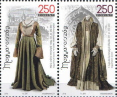 HUNGARY 2016 CULTURE Dresses. The History Of CLOTHING - Fine Set MNH - Nuovi